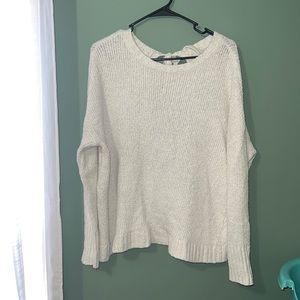 Open back sweater